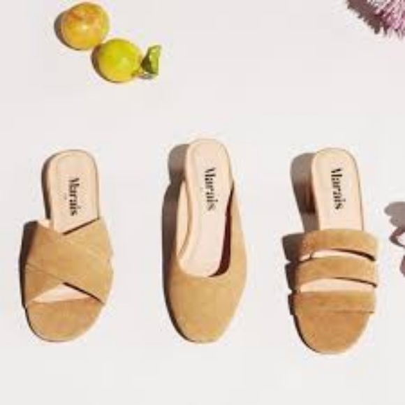 Marais USA Sofia Mules, Camel, Size 7/7.5 - Picture 2 of 5